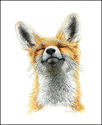 1242 - Fuchs, lachend - Miniatur